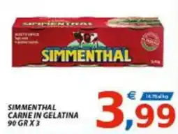 Vivo Supermercati Simmenthal carne in gelatina offerta