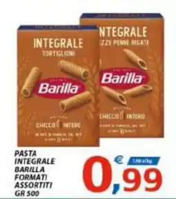 Vivo Supermercati Pasta integrale Barilla formati assortiti offerta