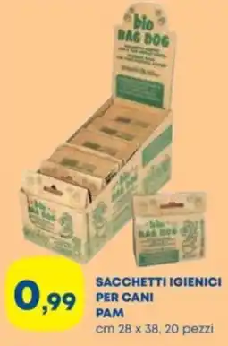 Panorama Sacchetti igienici per cani Pam offerta