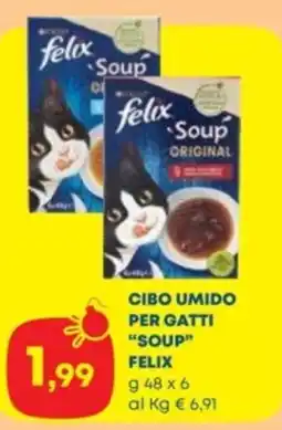 Panorama Cibo umido per gatti "Soup" Felix offerta