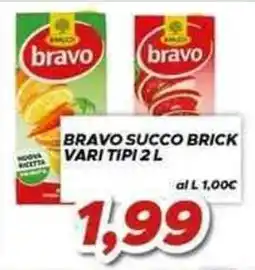 MA Supermercati Bravo succo brick offerta