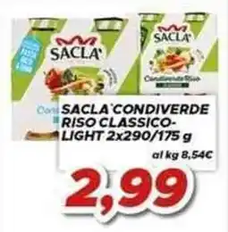 MA Supermercati Sacla condiverde riso classico light offerta
