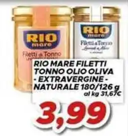 MA Supermercati Rio mare Filetti di Tonno offerta