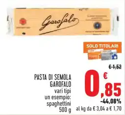 Conad City Pasta di semola Garofalo offerta