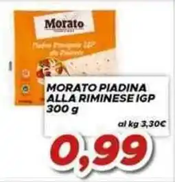 MA Supermercati Morato piadina alla riminese IGP offerta