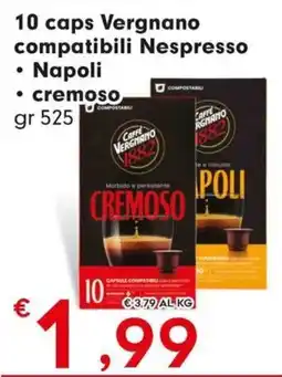 DeSpar Express Caffè Vergnano 1882 Napoli cremoso offerta