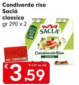 DeSpar Express Condiverde riso Saclà classico offerta