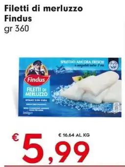 DeSpar Express Filetti di merluzzo Findus offerta