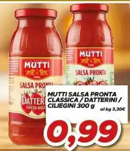 MA Supermercati Mutti salsa pronta datterini offerta