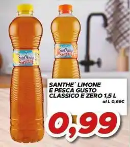 MA Supermercati Sant'Anna limone pesca gusto classico e zero offerta