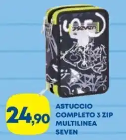 Panorama Astuccio completo 3 zip multilinea seven offerta