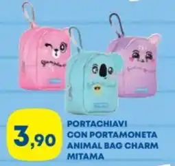 Panorama Portachiavi con portamoneta animal bag charm mitama offerta