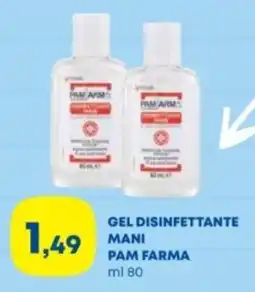 Panorama Gel disinfettante mani Pam Farma offerta