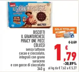 Conad City Biscotti il granturchese piracy one piece offerta