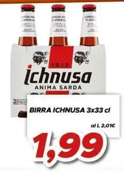 MA Supermercati Birra Ichnusa offerta