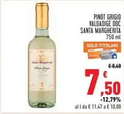 Conad City Pinot Grigio Santa Margherita offerta