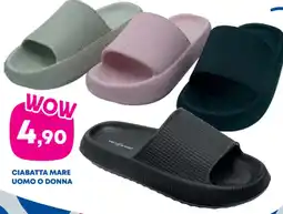 Panorama Ciabatta mare uomo o donna offerta