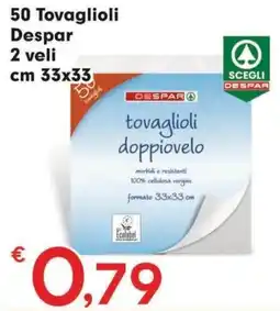 DeSpar Express Tovaglioli Despar offerta