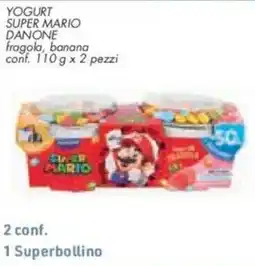 Conad City Yogurt Super Mario Danone offerta