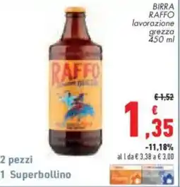 Conad City Birra Raffo offerta
