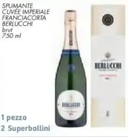 Conad City Spumante cuvée imperiale franciacorta berlucchi brut offerta