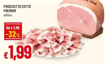 Galassia superstore Prosciutto cotto premium offerta