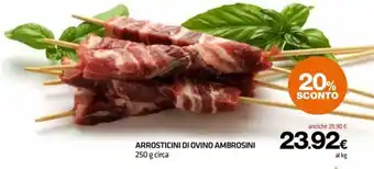 Arrosticini di ovino Ambrosini