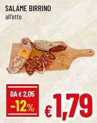Salame birrino all'etto