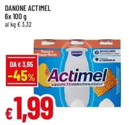 Galassia superstore Danone Actimel offerta