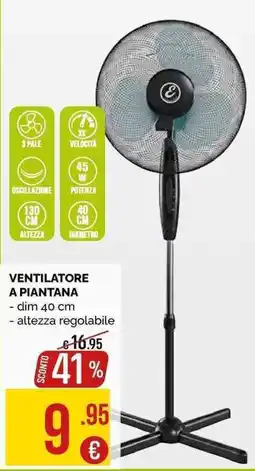 La Prealpina Ventilatore a piantana offerta
