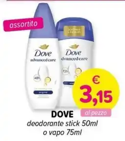 Il Tulipano Dove deodorante stick offerta