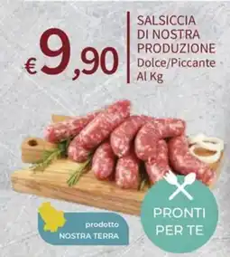 SpeSì Salsiccia di nostra produzione offerta