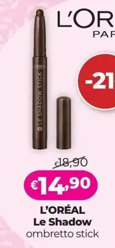 La Saponeria L'Oréal Le Shadow ombretto stick offerta