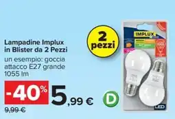 Carrefour Iper Lampadine Implux offerta