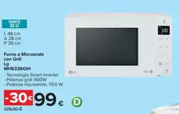 Carrefour Iper Forno a Microonde con Grill Lg offerta