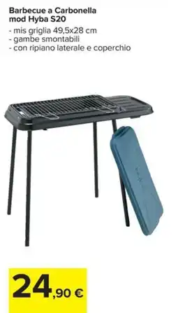 Carrefour Iper Barbecue a Carbonella mod Hyba S20 offerta