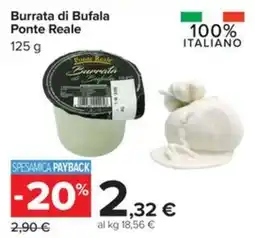 Carrefour Iper Burrata di Bufala Ponte Reale offerta