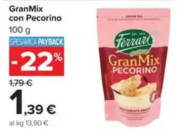 Carrefour Iper GranMix con Pecorino Ferrari offerta