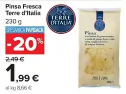 Carrefour Iper Pinsa Fresca Terre d'Italia offerta