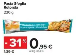 Carrefour Iper Pasta Sfoglia Rotonda offerta