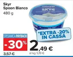 Carrefour Iper Skyr Spoon Bianco offerta