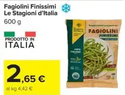 Carrefour Iper Fagiolini Finissimi Le Stagioni d'Italia offerta