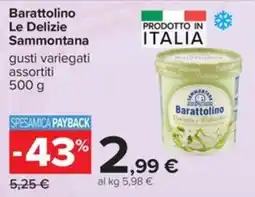 Carrefour Iper Barattolino Le Delizie Sammontana offerta