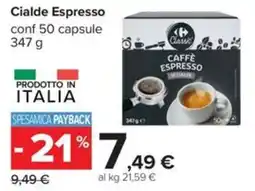 Carrefour Iper Cialde Espresso Carrefour Classic offerta