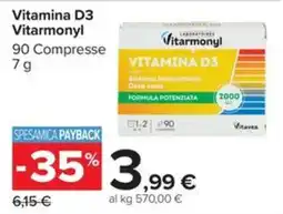 Carrefour Iper Vitamina D3 Vitarmonyl offerta