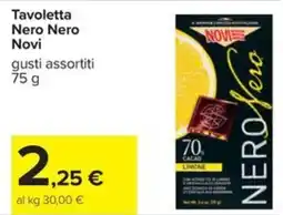Carrefour Iper Tavoletta Nero Nero Novi offerta