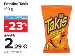 Carrefour Iper Patatine Takis offerta
