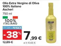 Carrefour Iper Olio Extra Vergine di Oliva Ascheri offerta