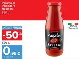 Carrefour Iper Passata di Pomodoro Napolina offerta
