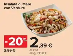 Carrefour Iper Insalata di Mare con Verdure offerta